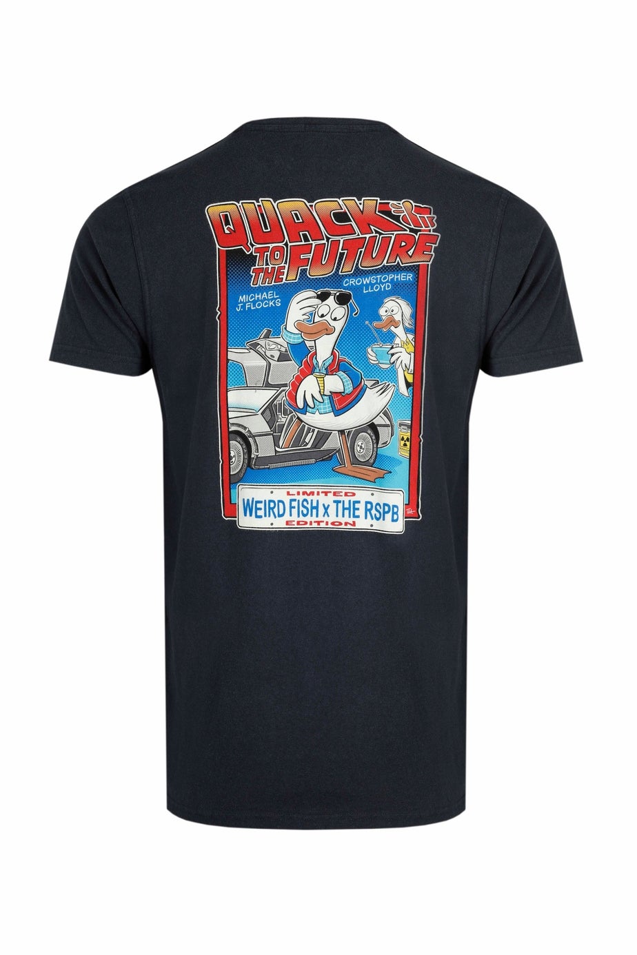 Weird Fish Navy Quack to the Future RSPB Collaboration Artist T-Shirt
