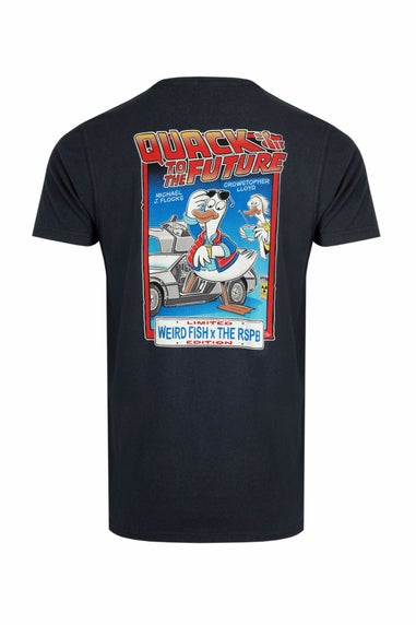 Weird Fish Navy Quack to the Future RSPB Collaboration Artist T-Shirt
