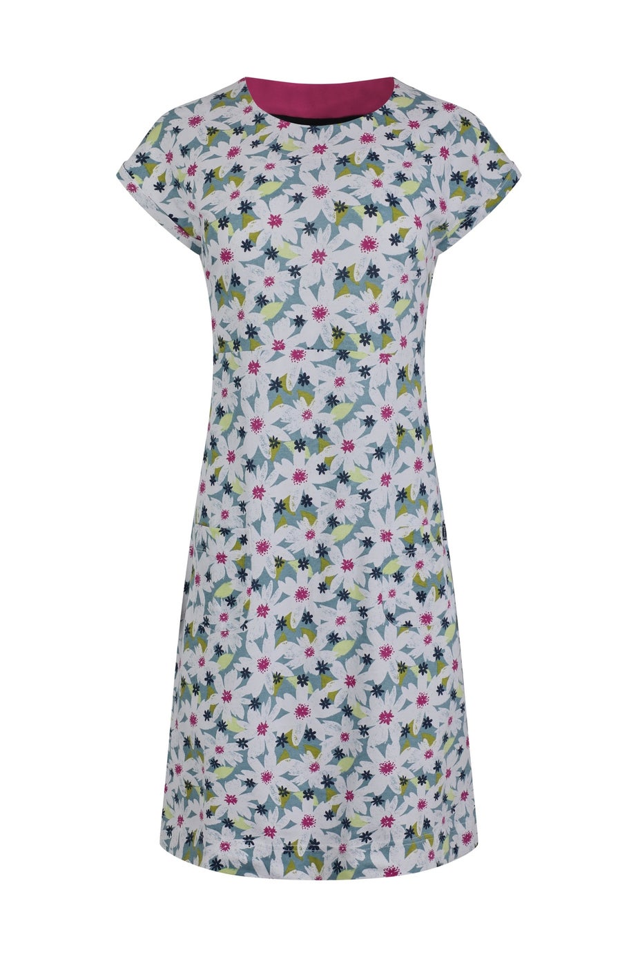 Weird Fish Blue Tallahassee Jersey Dress