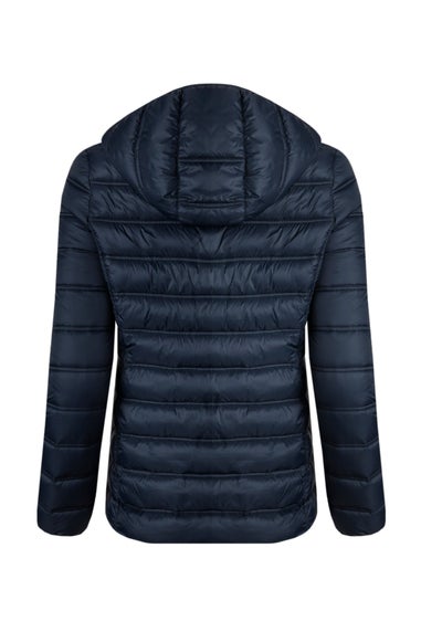 Weird Fish Navy Eshka Lightweight Padded Jacket