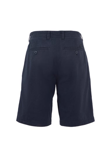 Weird Fish Navy Rayburn Flat Front Shorts