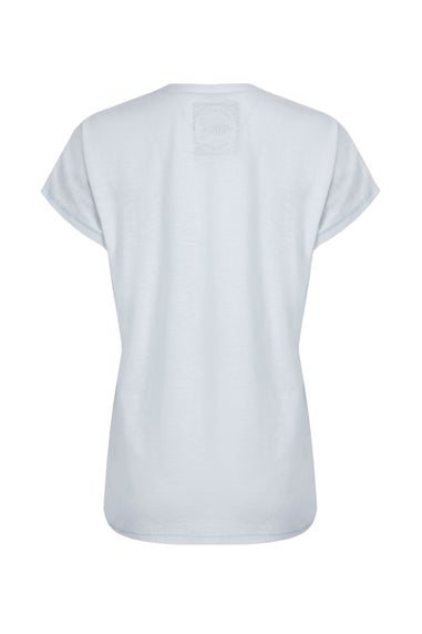 Weird Fish White Beach Run Front Print Graphic T-Shirt