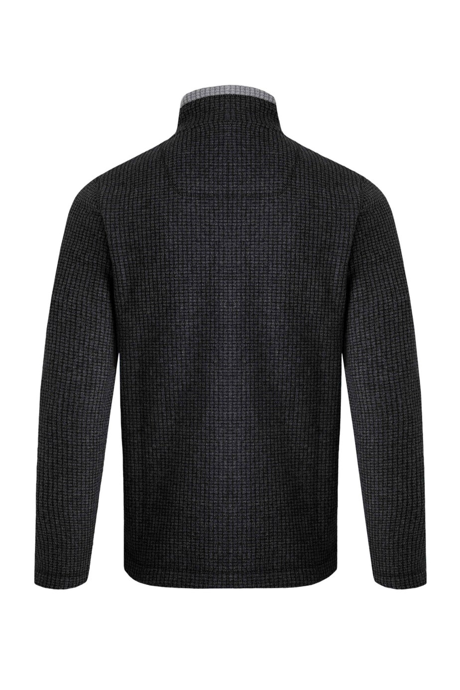 Weird Fish Black Shires Full Zip Grid Fleece