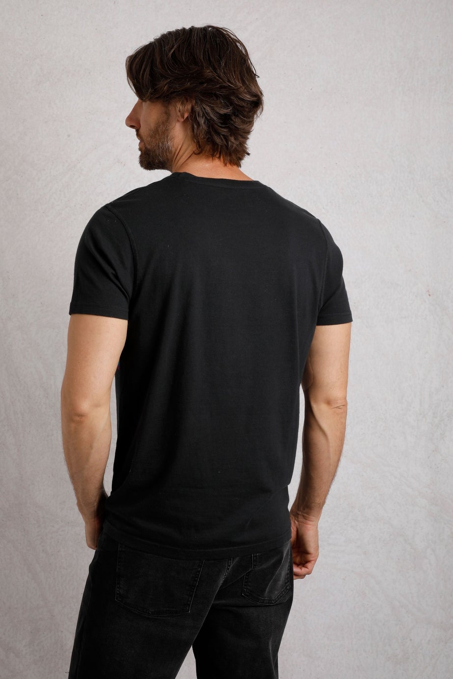 Weird Fish Black Carp Side Front Print Artist T-Shirt