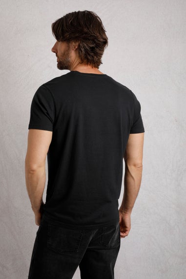 Weird Fish Black Carp Side Front Print Artist T-Shirt