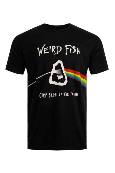 Weird Fish Black Carp Side Front Print Artist T-Shirt
