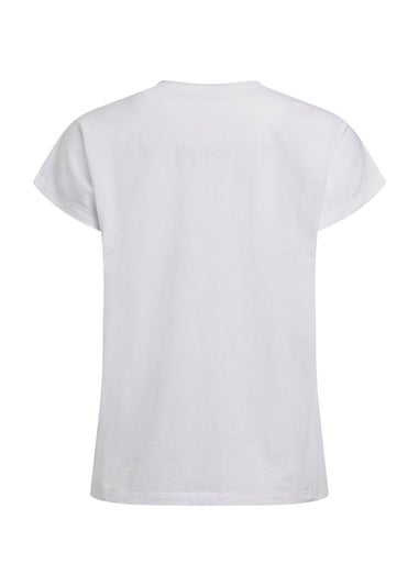 Weird Fish White Fly Free Slub Graphic T-Shirt