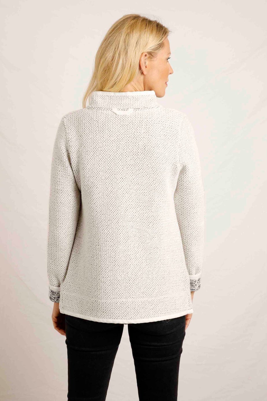 Weird Fish Cream Sontee Full Zip Macaroni