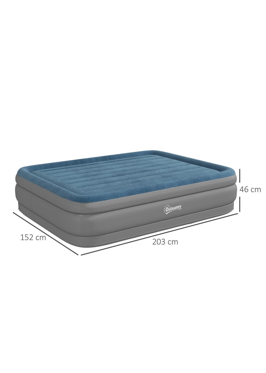 Outsunny King Inflatable Mattress with Electric Pump
