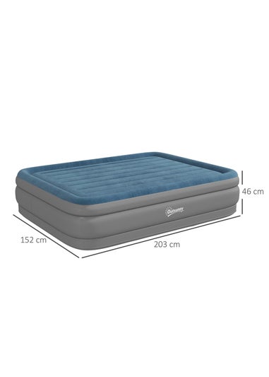 Outsunny King Inflatable Mattress with Electric Pump