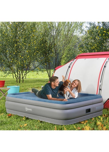 Outsunny King Inflatable Mattress with Electric Pump