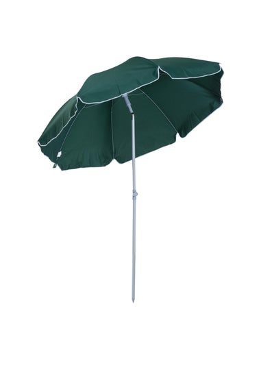 Outsunny Tilt Garden Parasol Beach Umbrella Patio Sun Shade