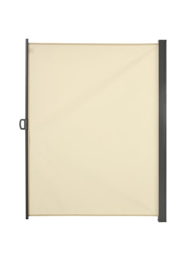 Outsunny Retractable Side Awning Screen Fence Patio Privacy Divider