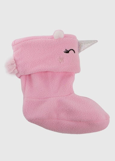 Totes Cirrus Pink Childrens Novelty Welly Liner