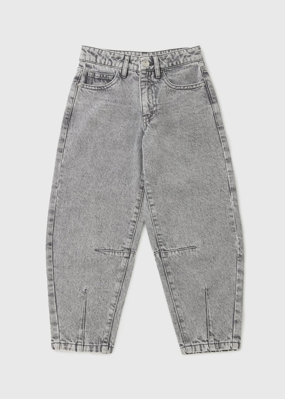 Girls Grey Barrel Jeans (7-15yrs)