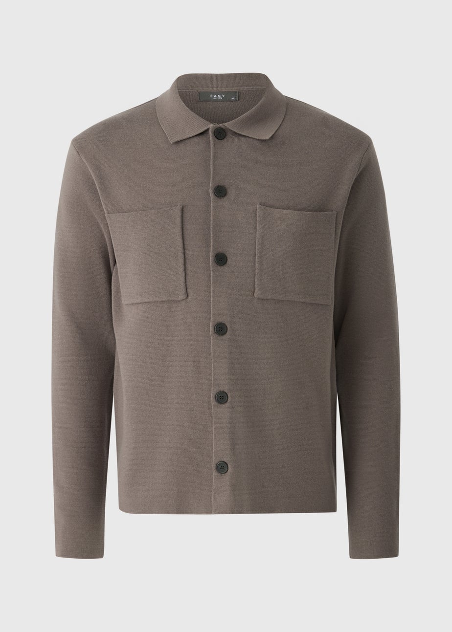 Stone Button Up Cardigan