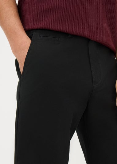 Black Flex Chinos
