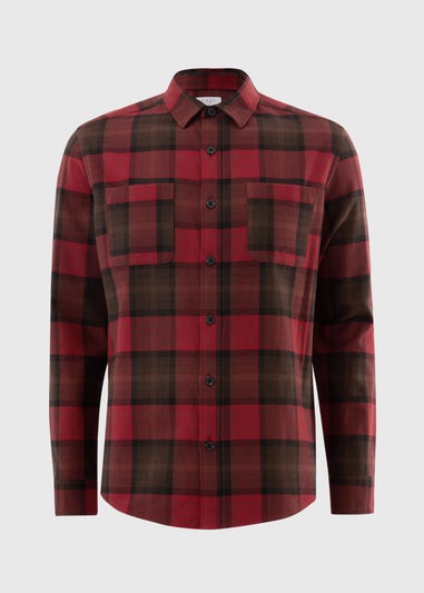 Burgundy Checked Grindle Shirt