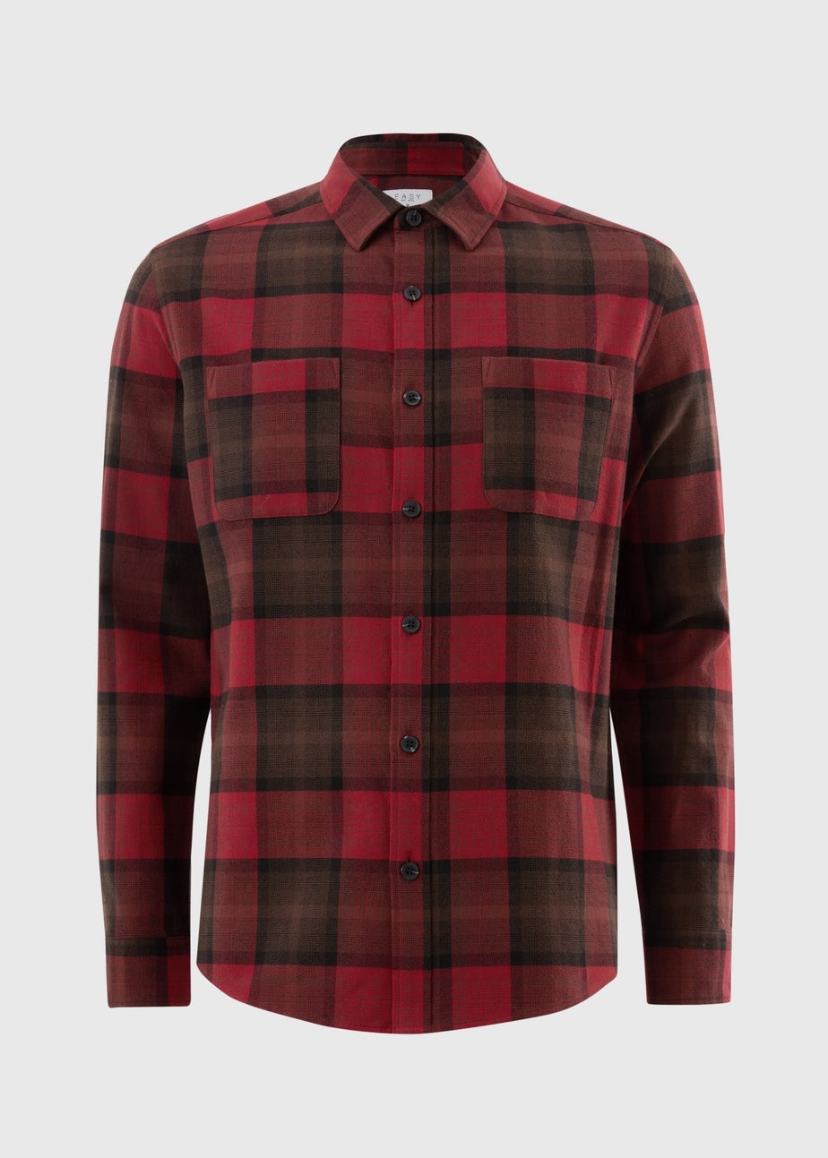 Burgundy Checked Grindle Shirt