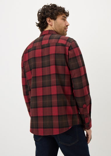Burgundy Checked Grindle Shirt