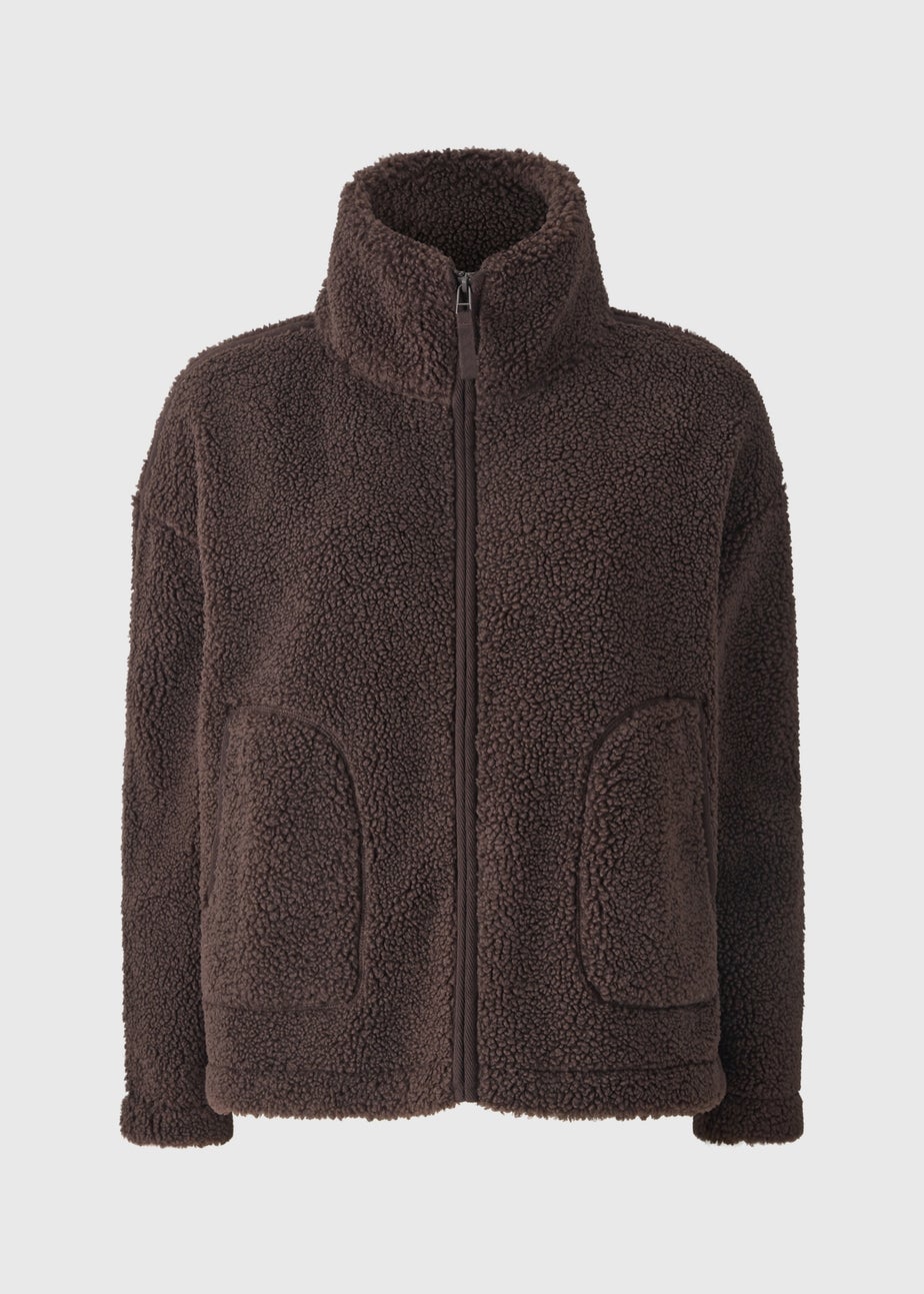 Chocolate Borg Zipped Jacket