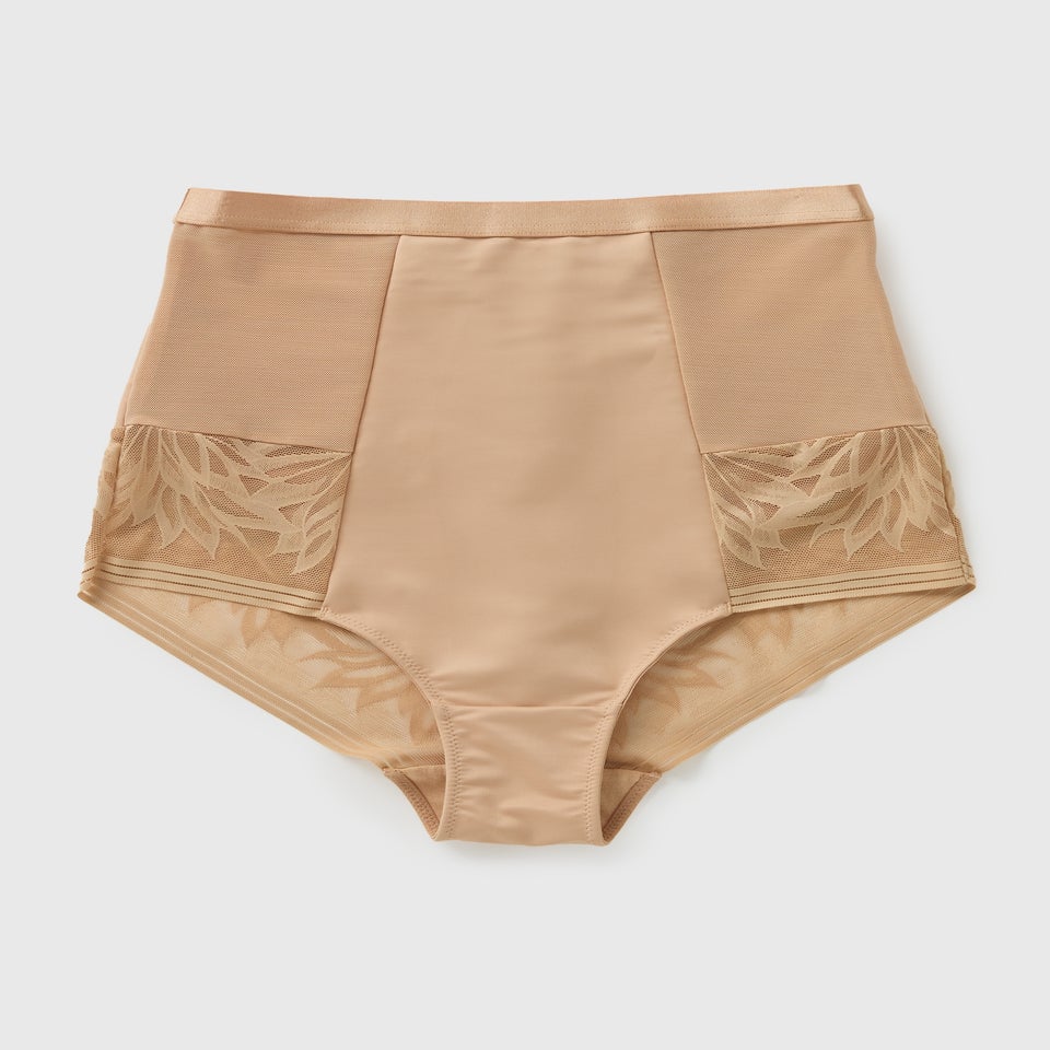 Nude Firm Control Shaping Super High Waist Briefs