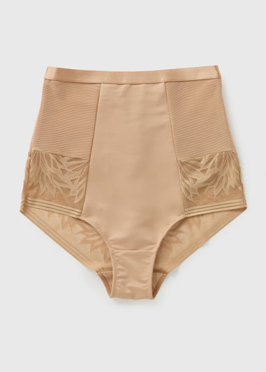 Nude Firm Control Shaping Super High Waist Briefs