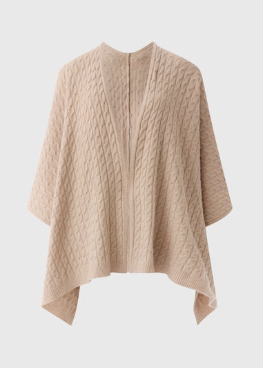 Stone Baby Cable Shawl