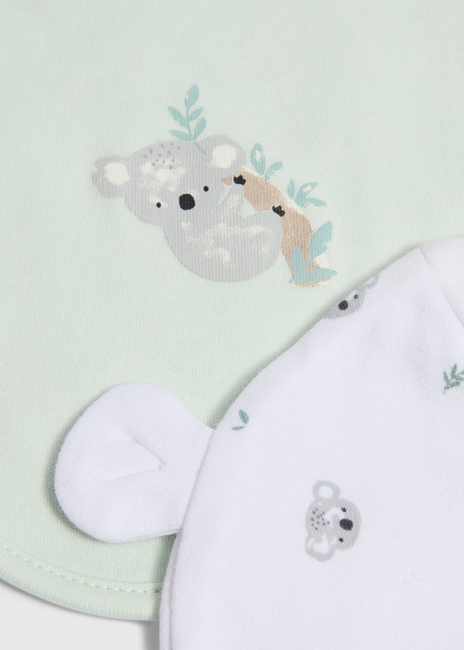 Baby Grey Koala Hat & Bib Set (Newborn-6mths)