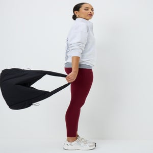 Burgundy Seamless Leggings