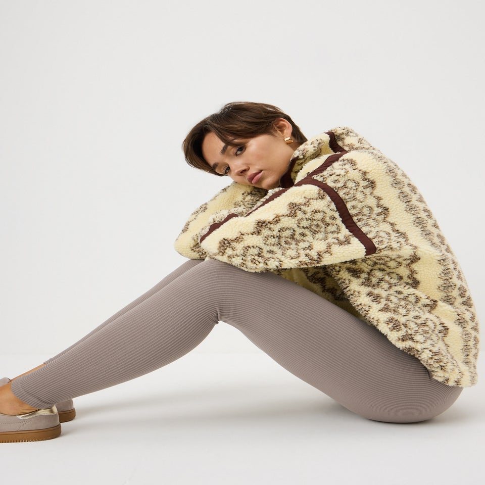 Beige Seamless Leggings