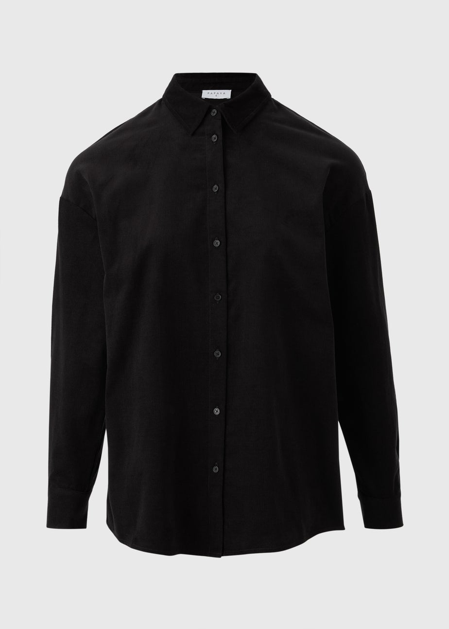 Women's Black Cord Shirt