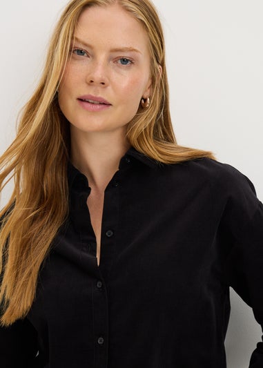 Women's Black Cord Shirt