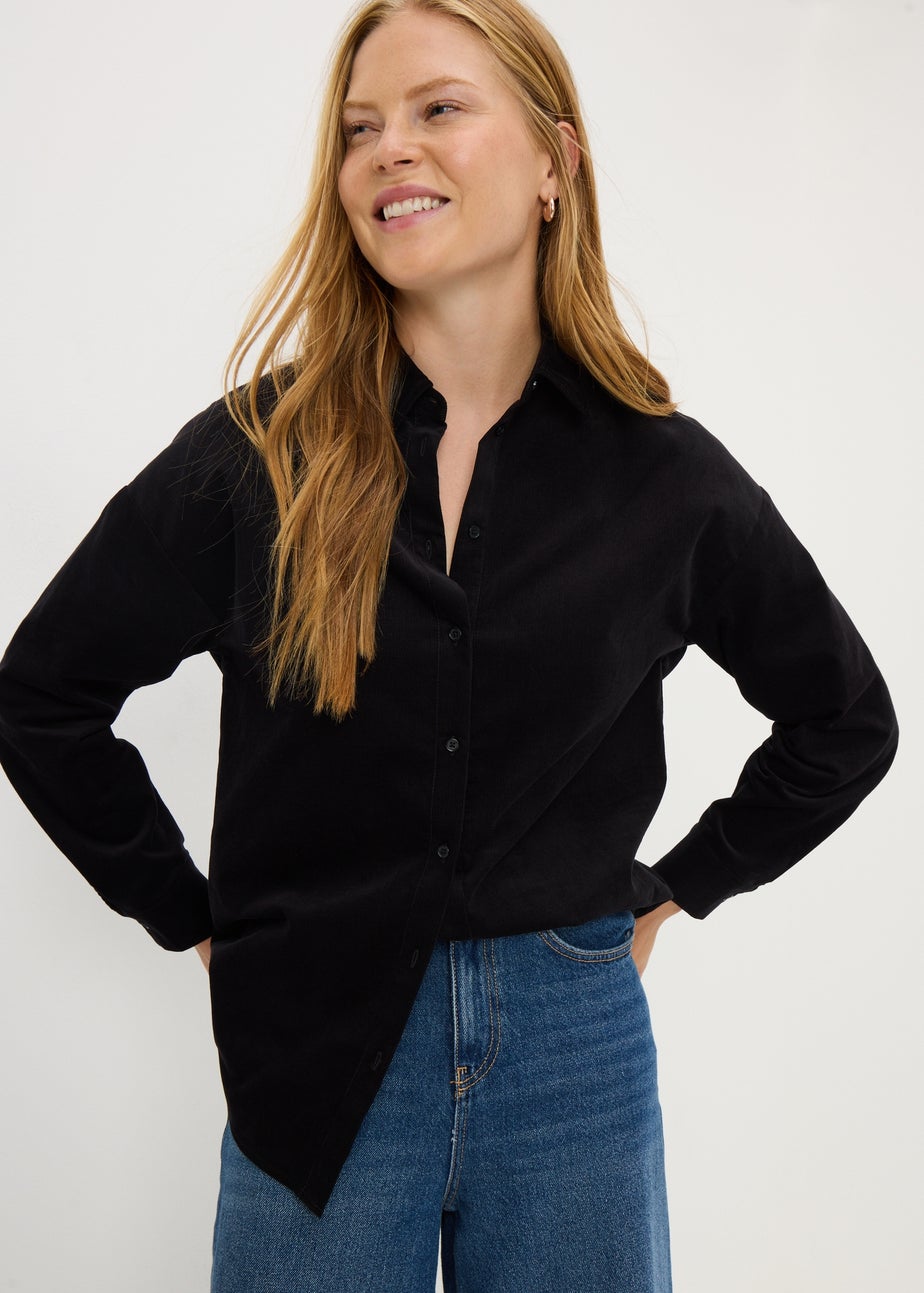 Women's Black Cord Shirt