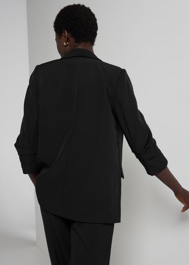 Et Vous Black Ruched Blazer