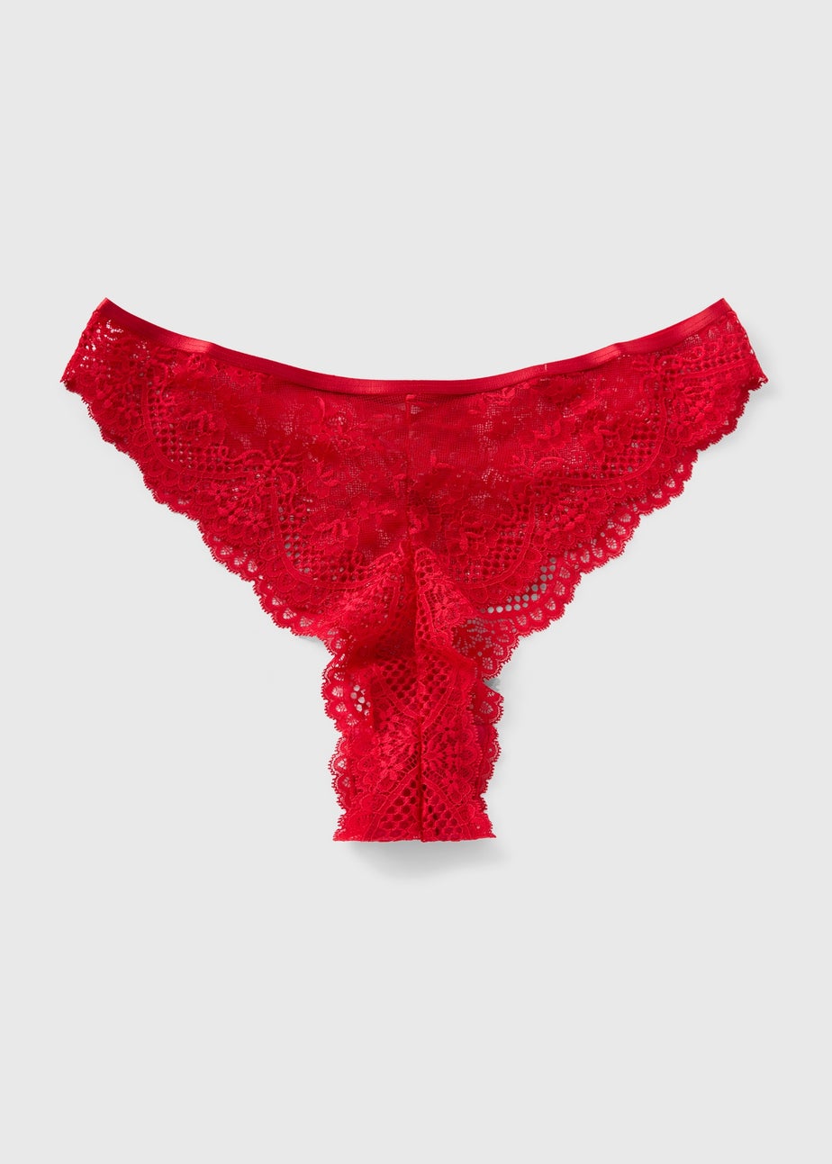 Red Lace Brazilian Kickers