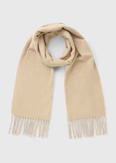 Stone Fringe Trim Scarf
