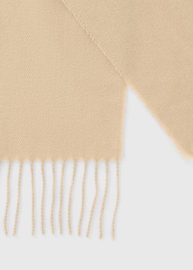 Stone Fringe Trim Scarf