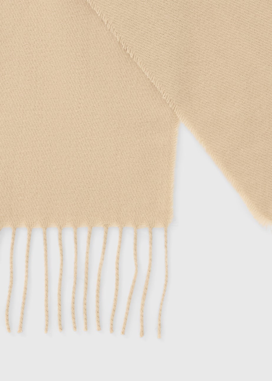 Stone Fringe Trim Scarf