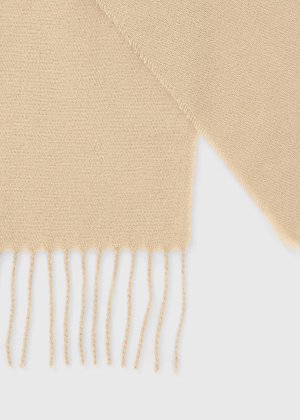 Stone Fringe Trim Scarf