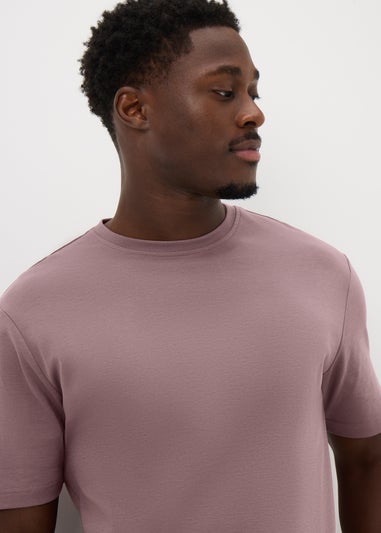 Mauve Liquid Cotton T-Shirt