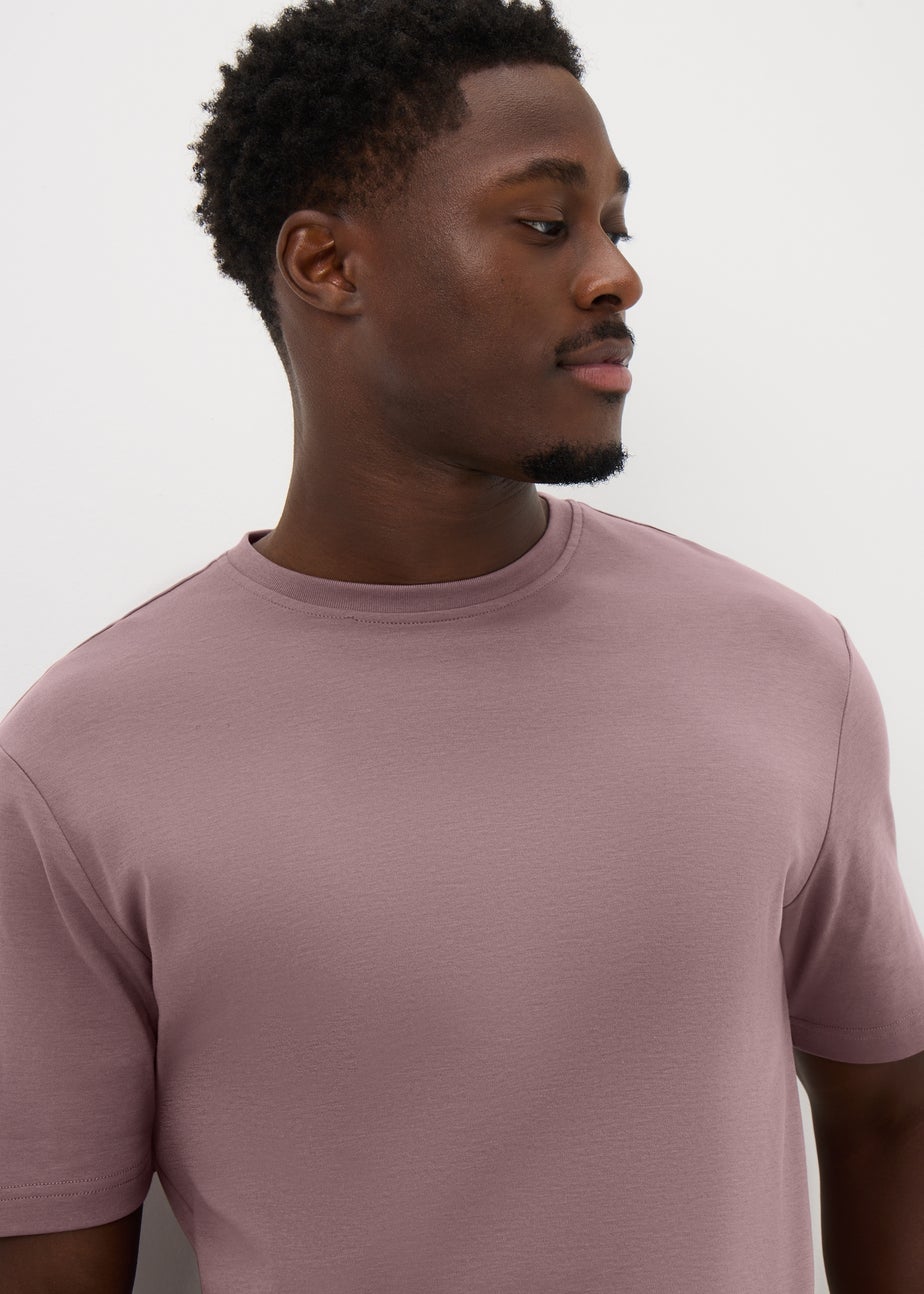Mauve Liquid Cotton T-Shirt