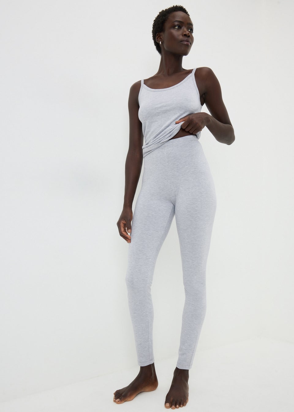 Grey Thermal Leggings