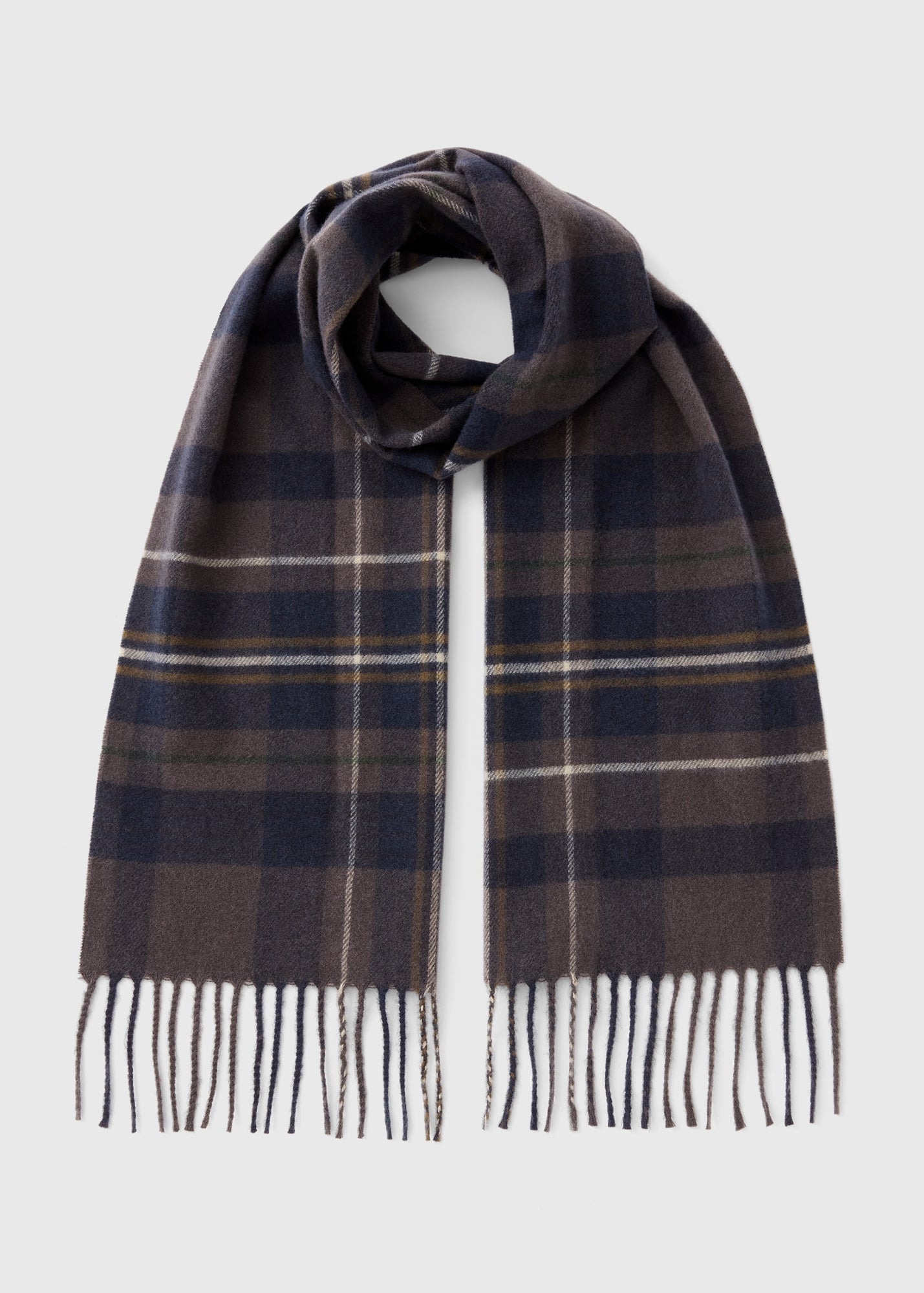 BAREN バレン SCARF HAT ／Checked-Navy BAREN バレン SCARF HAT