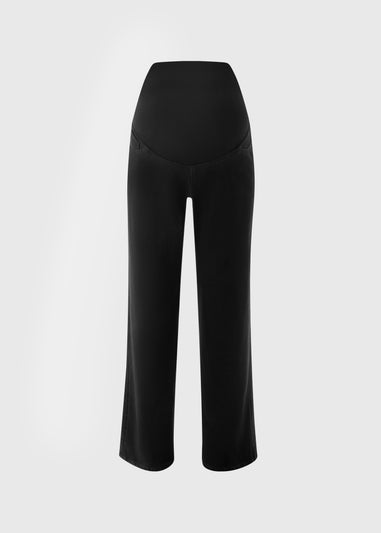 Black Over The Bump Straight Fit Jeans