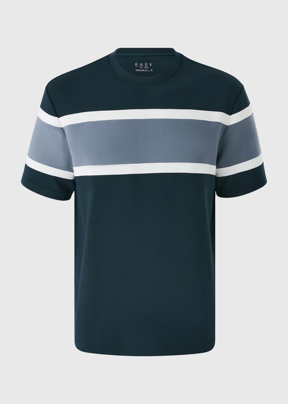 Navy Chest Panel T-Shirt