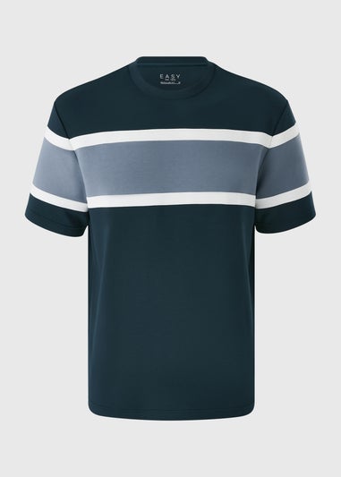 Navy Chest Panel T-Shirt