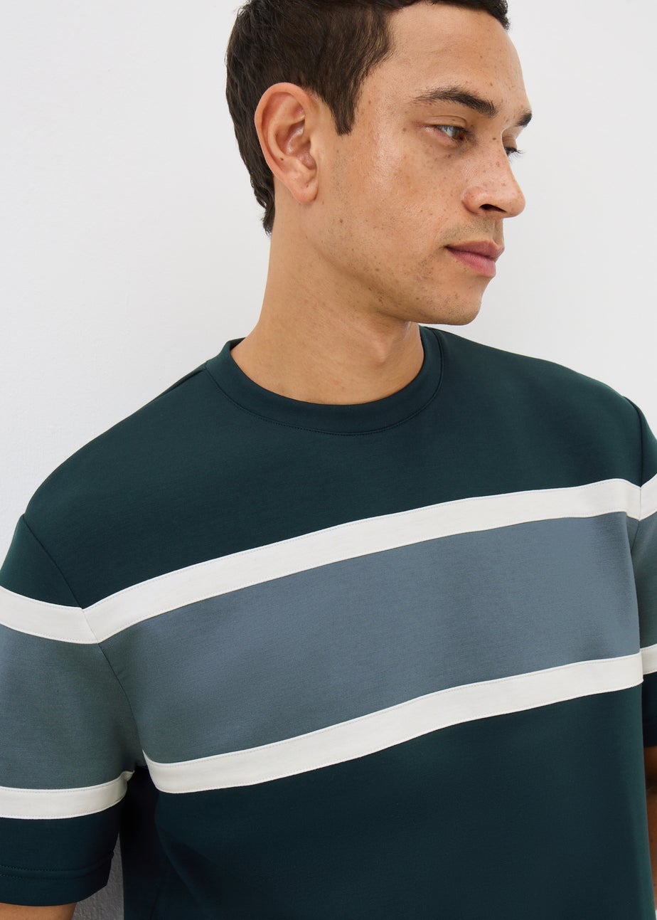 Navy Chest Panel T-Shirt