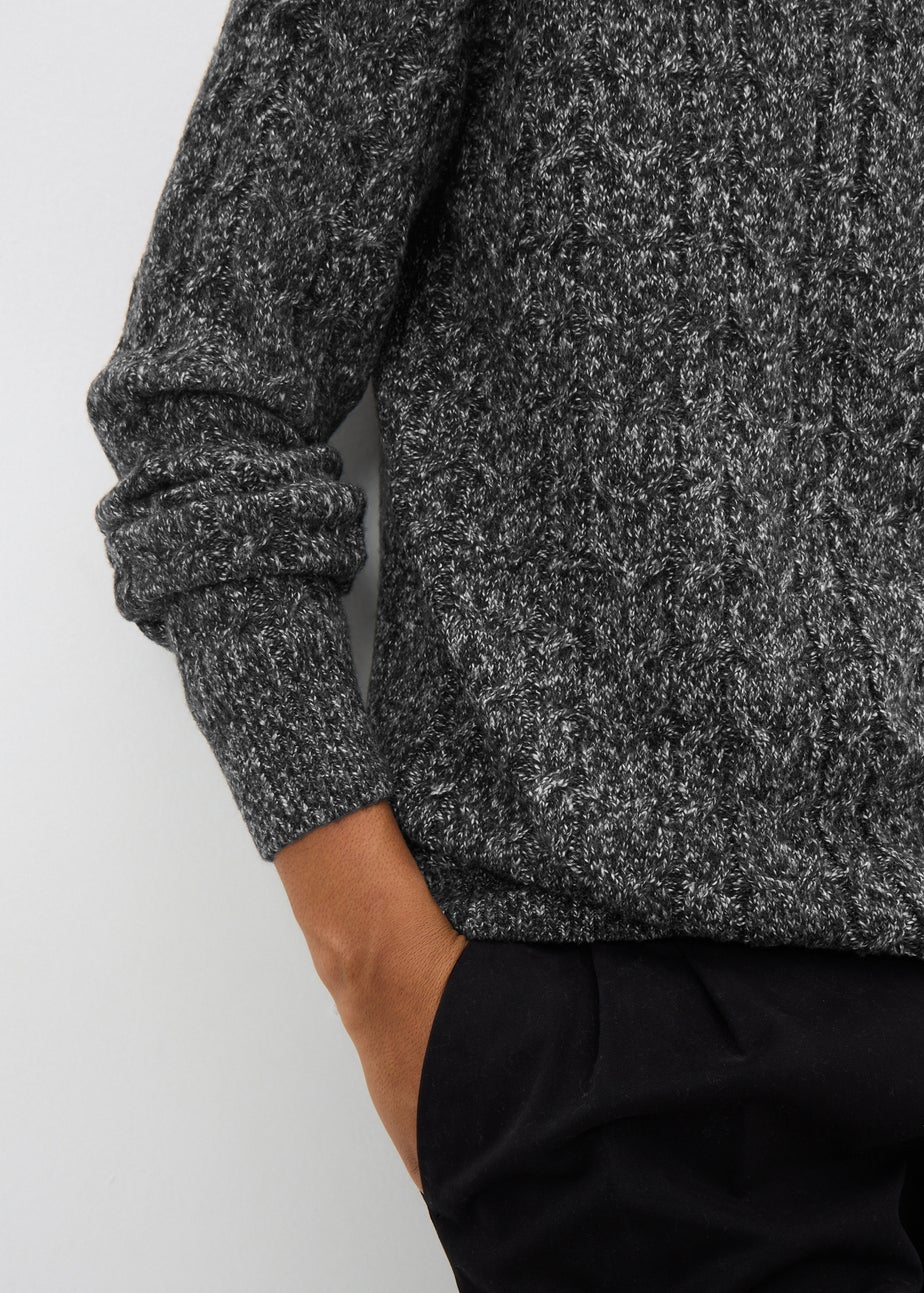 Black Mono Cable Jumper