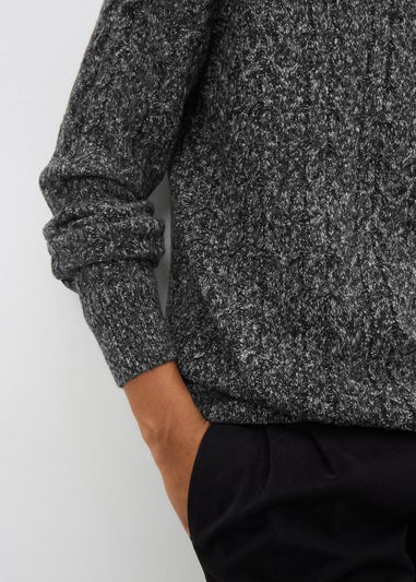 Black Mono Cable Jumper